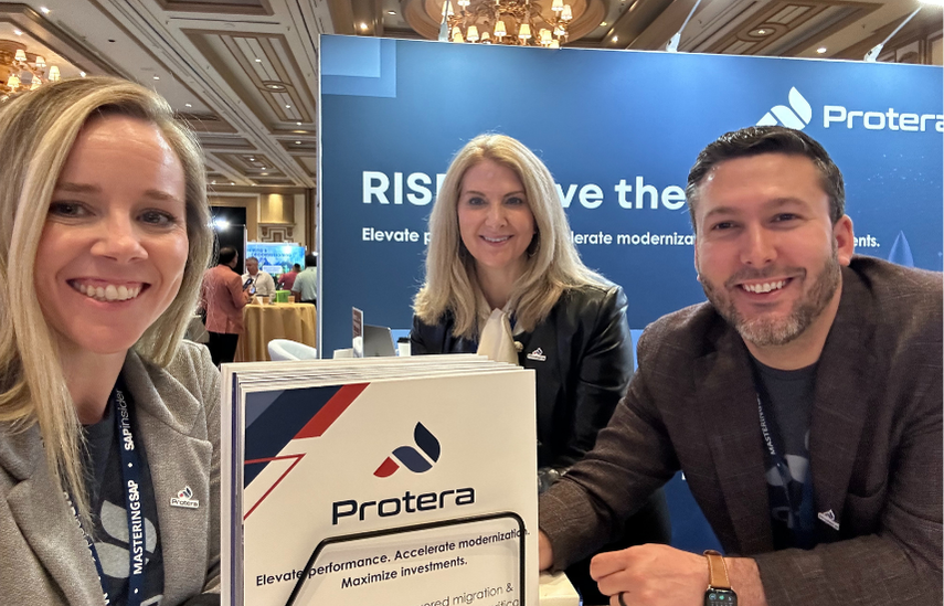 Nicole Griffith, Janel Daley and Ryan Pfeiffer at SAPinsider