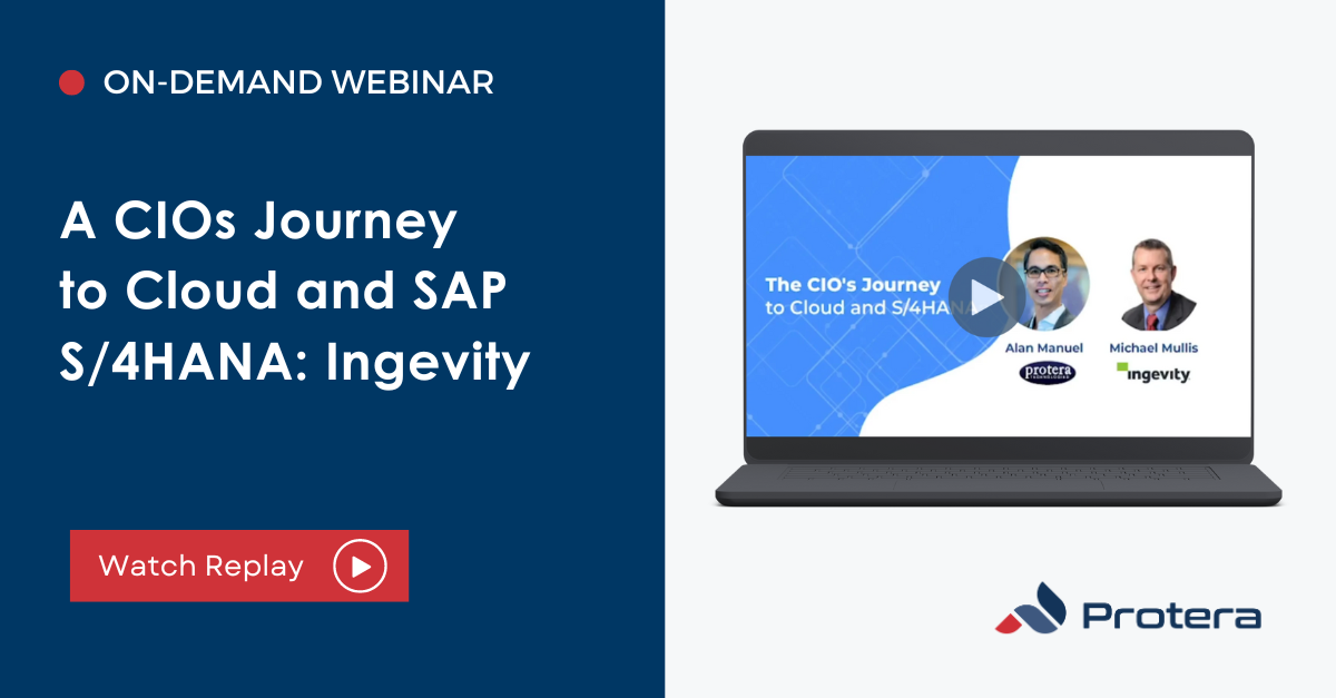 A CIOs Journey to Cloud and SAP S/4HANA: Ingevity
