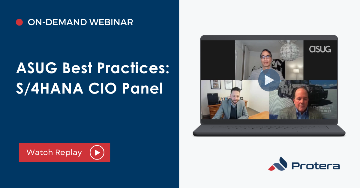 ASUG Best Practices: S/4HANA CIO Panel