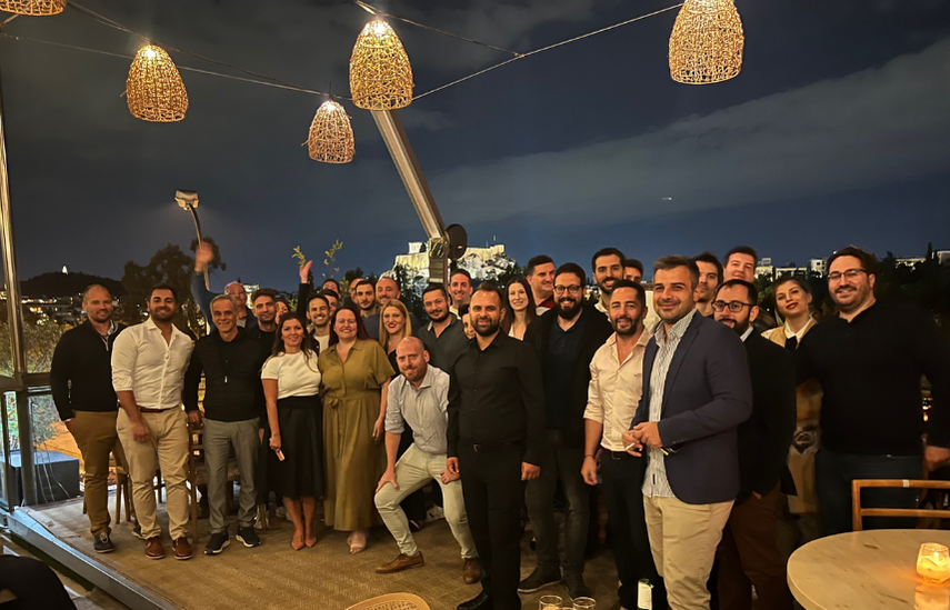 Celebration at the Protera Greece Office
