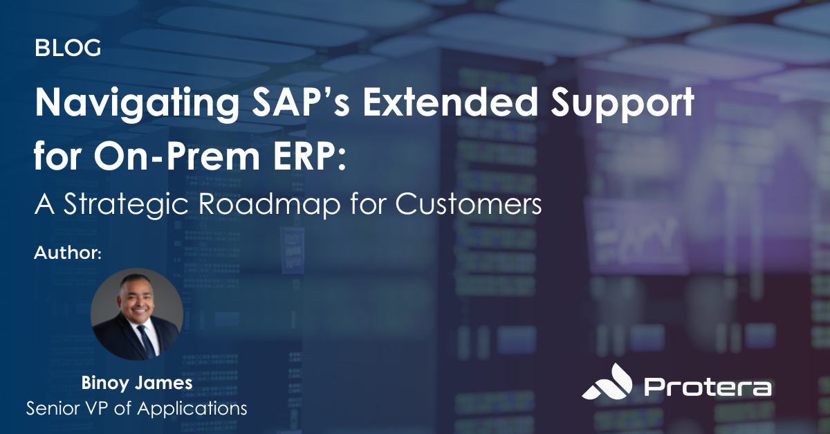 Navigating SAP’s Extended Support for On-Prem ERP