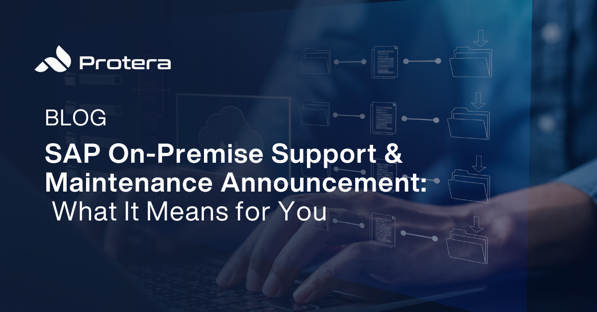 SAP On-Premise Support & Maintenance Announcement: What It Means for You