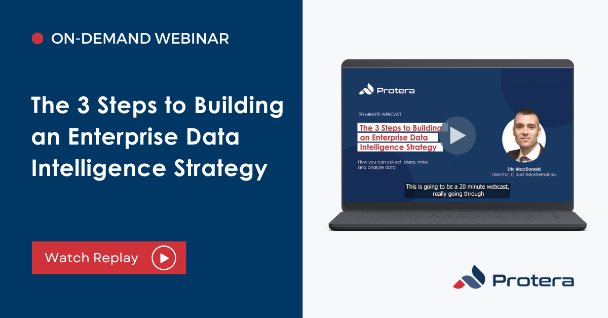 The 3 Steps to Building  an Enterprise Data Intelligence Strategy