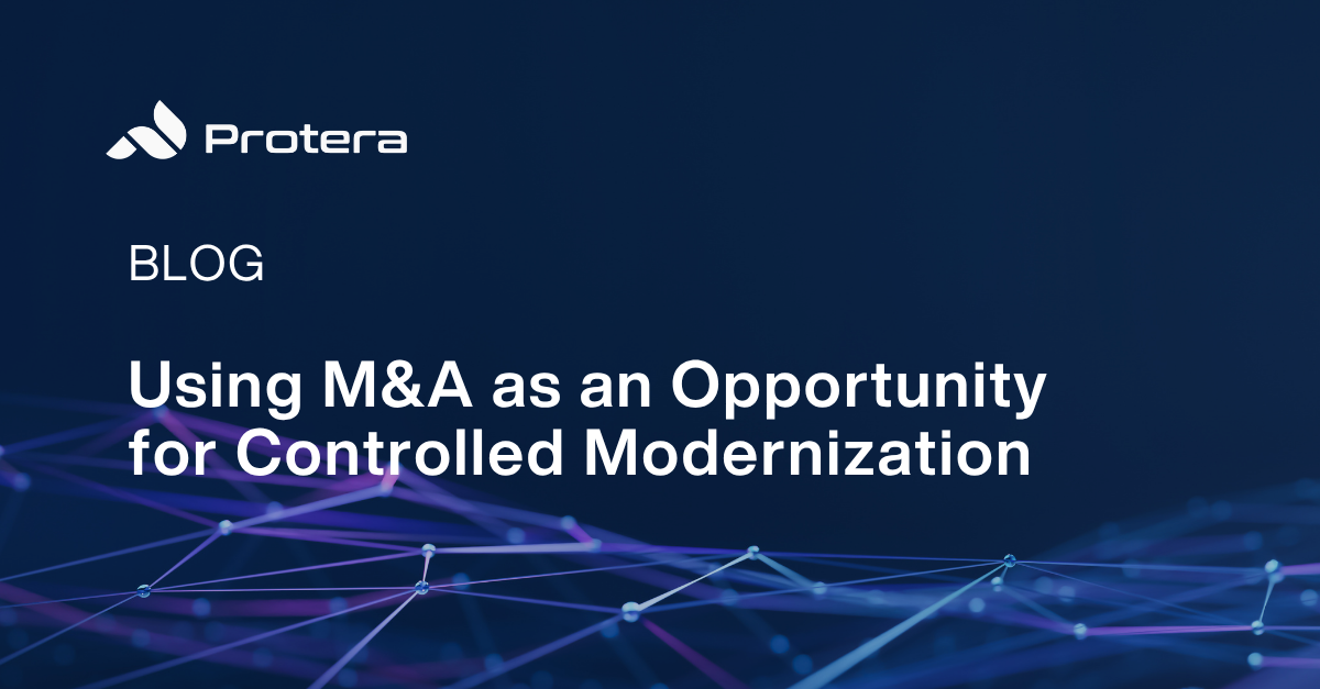 Using M&A as an Opportunity for Controlled Modernization
