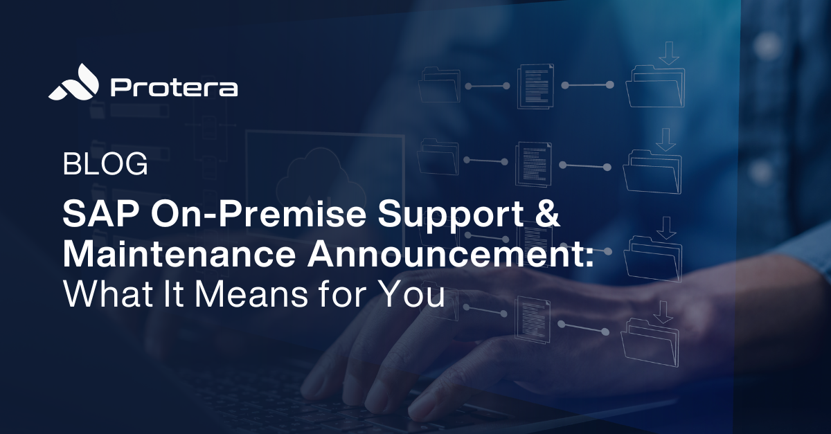 SAP On-Premise Support & Maintenance Announcement: What It Means for You